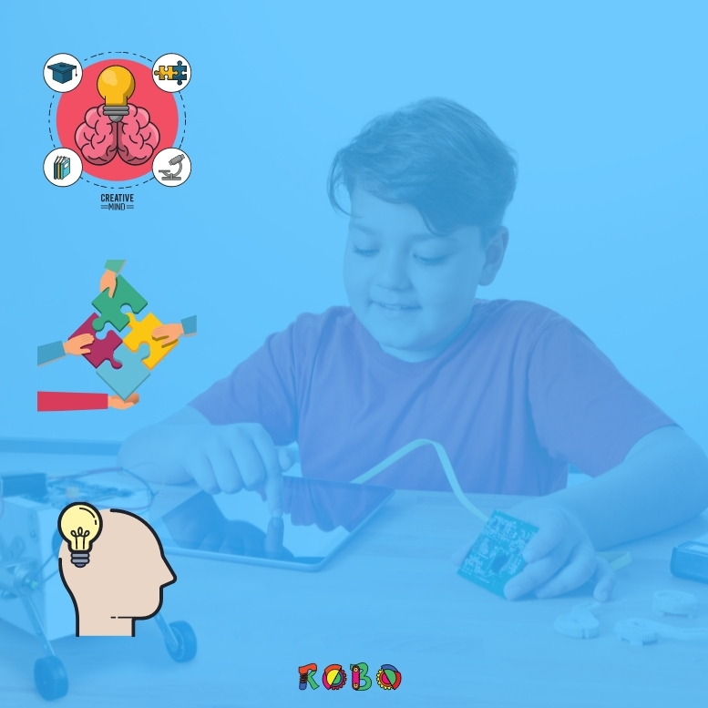 Lrenen Kinder Robotik, verbessert sich ihre Problemlösefähigkeit und kreatives Denken. 