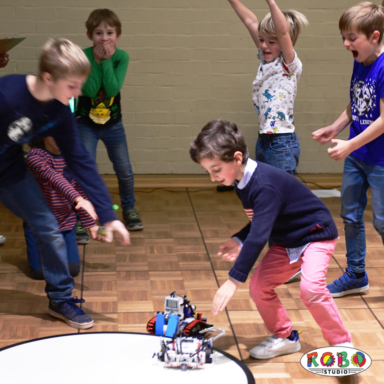Lego Mindstorms Sumo Wettbewerb - Nach dem Match